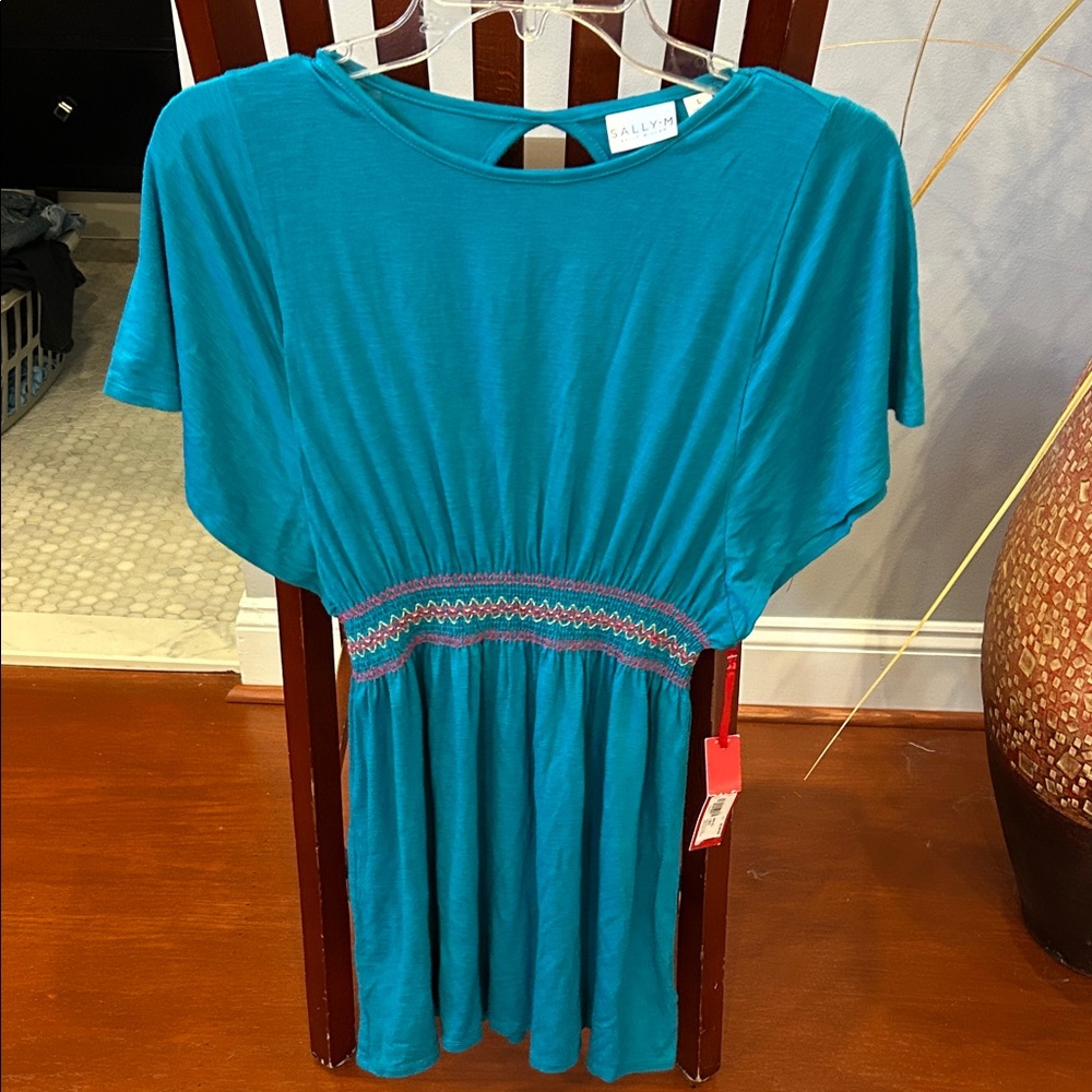 Sally Miller Turquoise Kids Dress